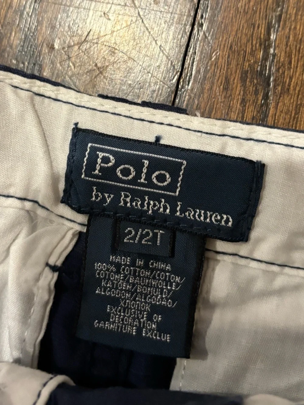 NWT ✨ Ralph Lauren light weight Navy Cargo Pants for Kids size 2T
